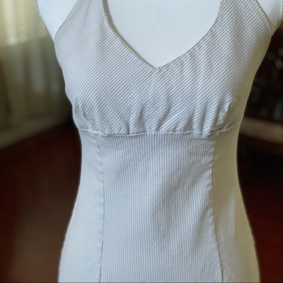 White Striped Dress - Picture 2 of 5